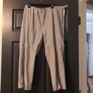 Gingham Capris